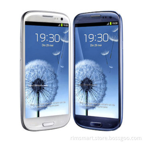 Original Unlocked S3 I9300 Mobile Phone Quad Core, 4.8-inch Touchscreen